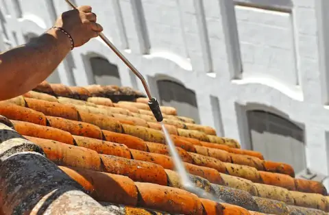 Nettoyage de toitures - Saint-Denis-le-Ferment